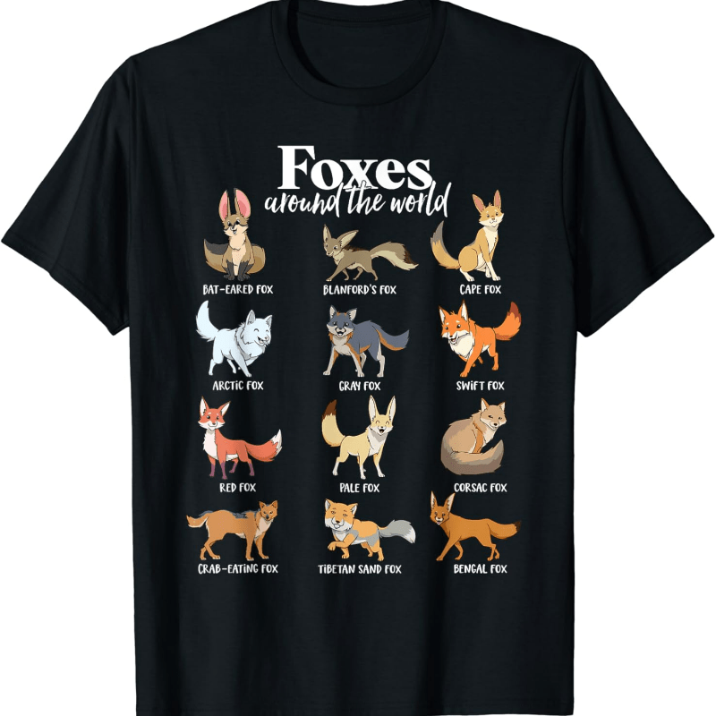 

Foxes Of The World T-shirt