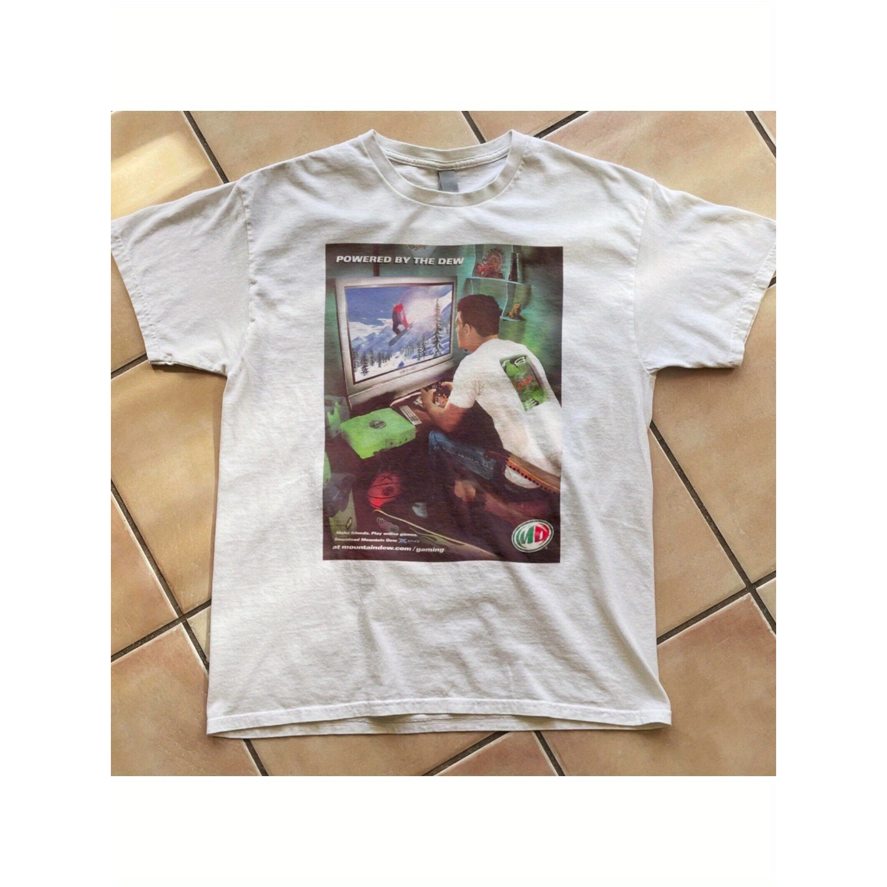 

Mountain Dew Ad Campaign T-shirt, Retro Game T-shirt, 2000 Aesthetic, Retro