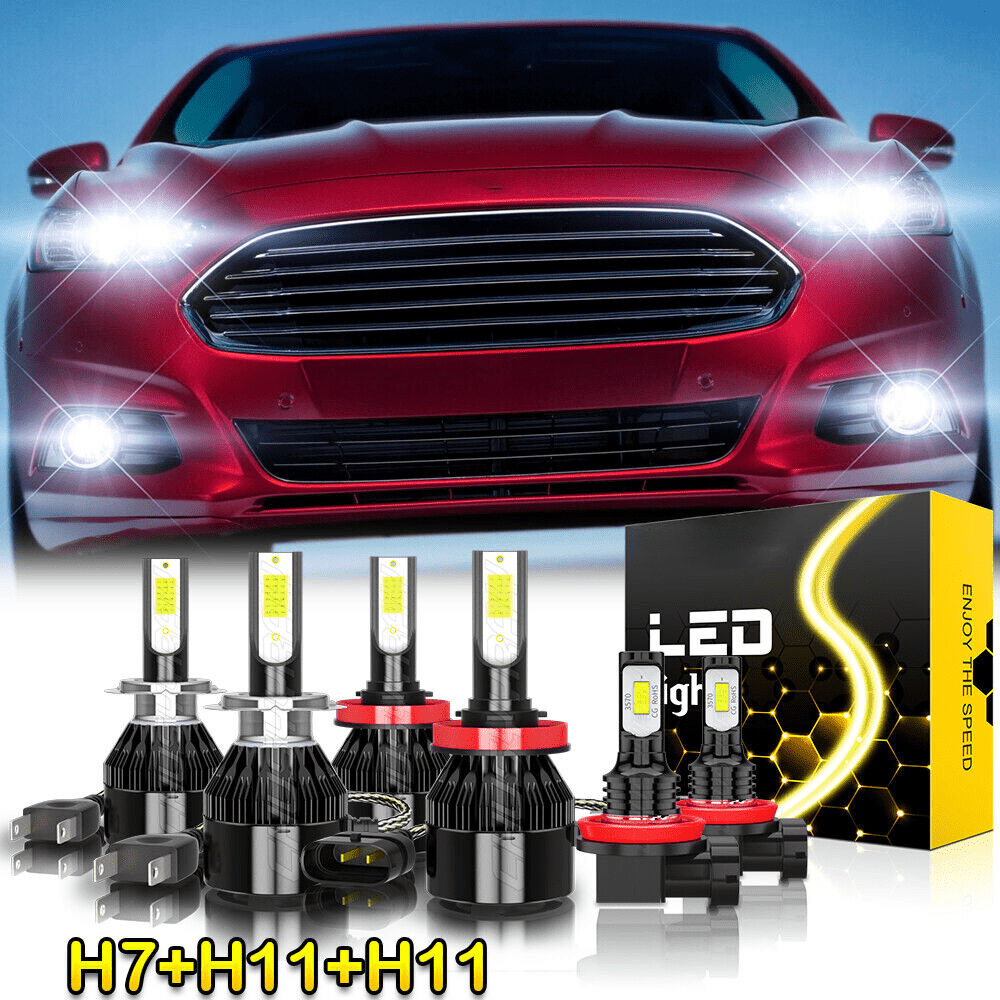 

2006-2016 6000k Led Headlights / Low Fog Bulbs Kit