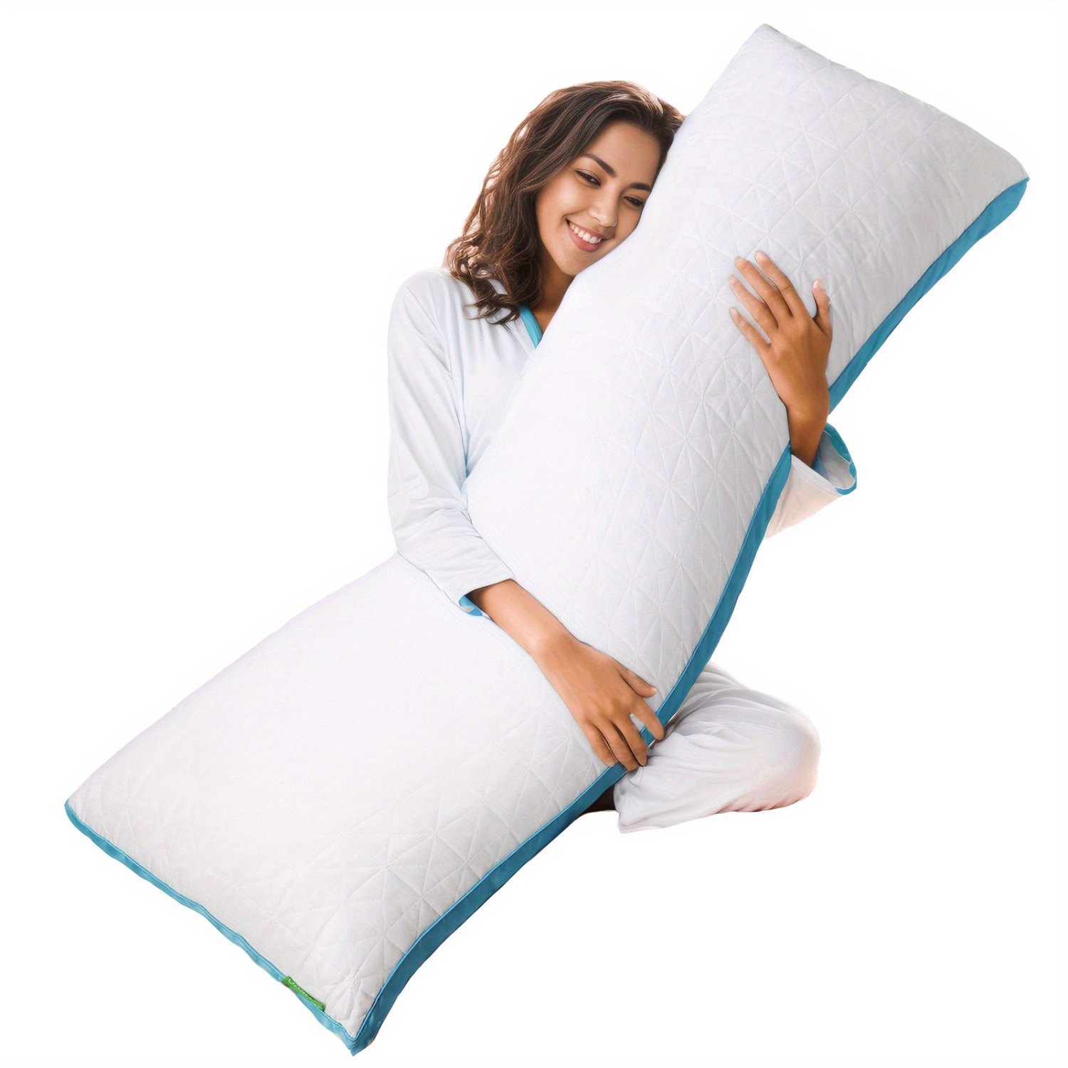 TEMU Body Pillow – Full Body Pillows For Adults Sleeping Firm Long Body Pillow For Side Back Stomach Sleeper Pregnancy