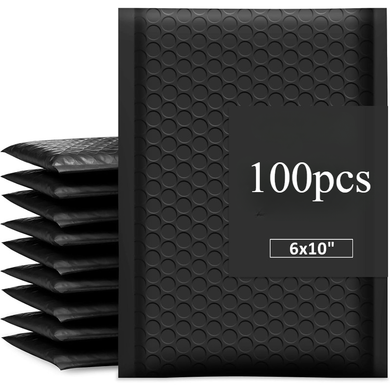 E-shop 100 Stück Poly Padded Umschläge Kleinunternehmen Versandpakete Opaque Selbstklebende Boutique Versandtaschen für Make-up Zubehör #0