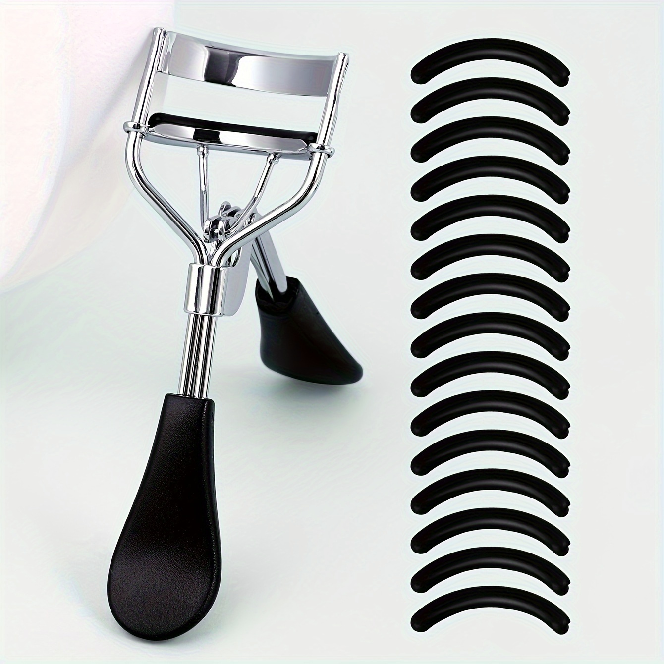 

15-pad Eyelash Curler - Steel For & , No To Lashes