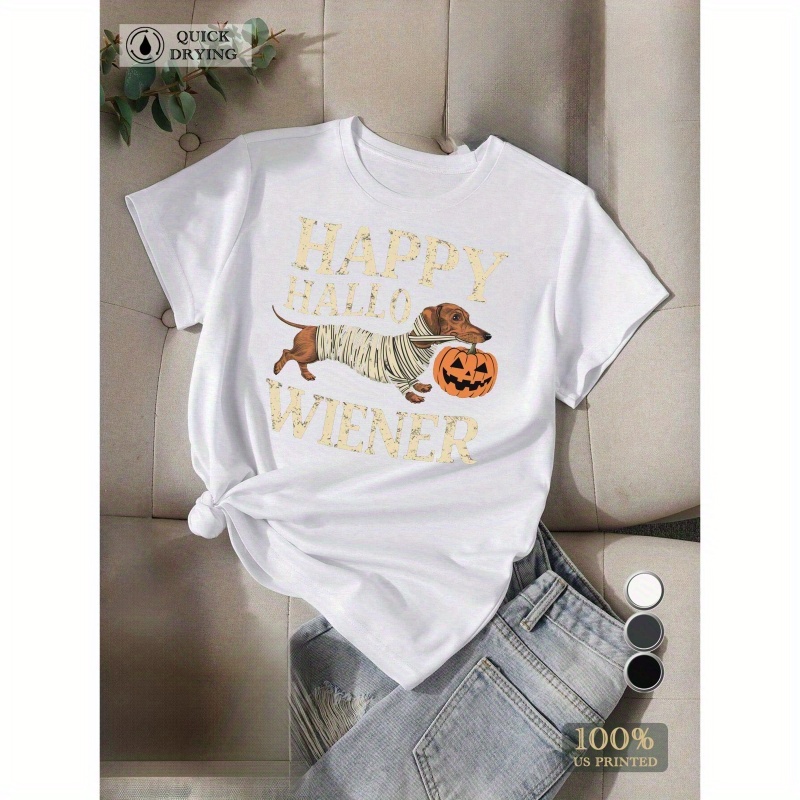 

Dachshund Jack O Lantern Women's T-shirt