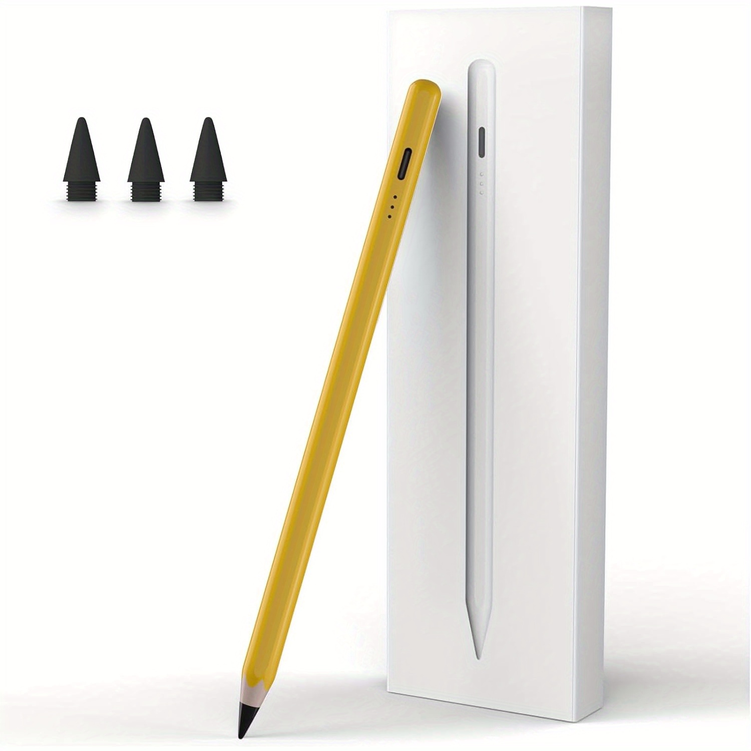 

Stylus Pen For Ipad, 13 Mins Apple Ipad Pencil With Palm , Compatible With 2018-2024 Ipad Air 3/ 4/ 5/ 6, Ipad Mini 5/ 6, Ipad 6/ 7/ 8/ 9/ 10, Ipad Pro 11"/ 12.9"/ M4 (yellow)