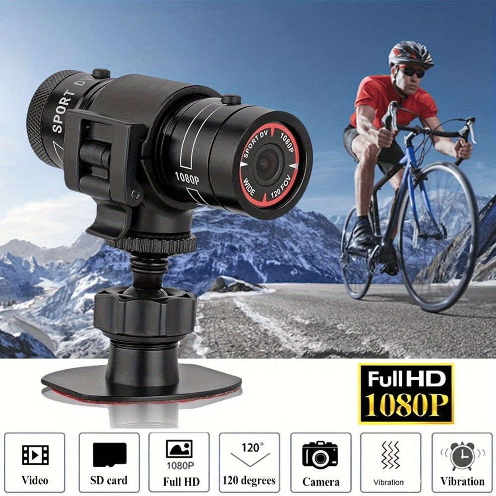 

4k Action Camera 1080p Hd Outdoor Cycling Camera, 12mp, Suitable For Bicycle/ Motorcycle Riding, Hiking, Camping, Skiing, Fishing, Rafting, Hunting, Outdoor Adventure