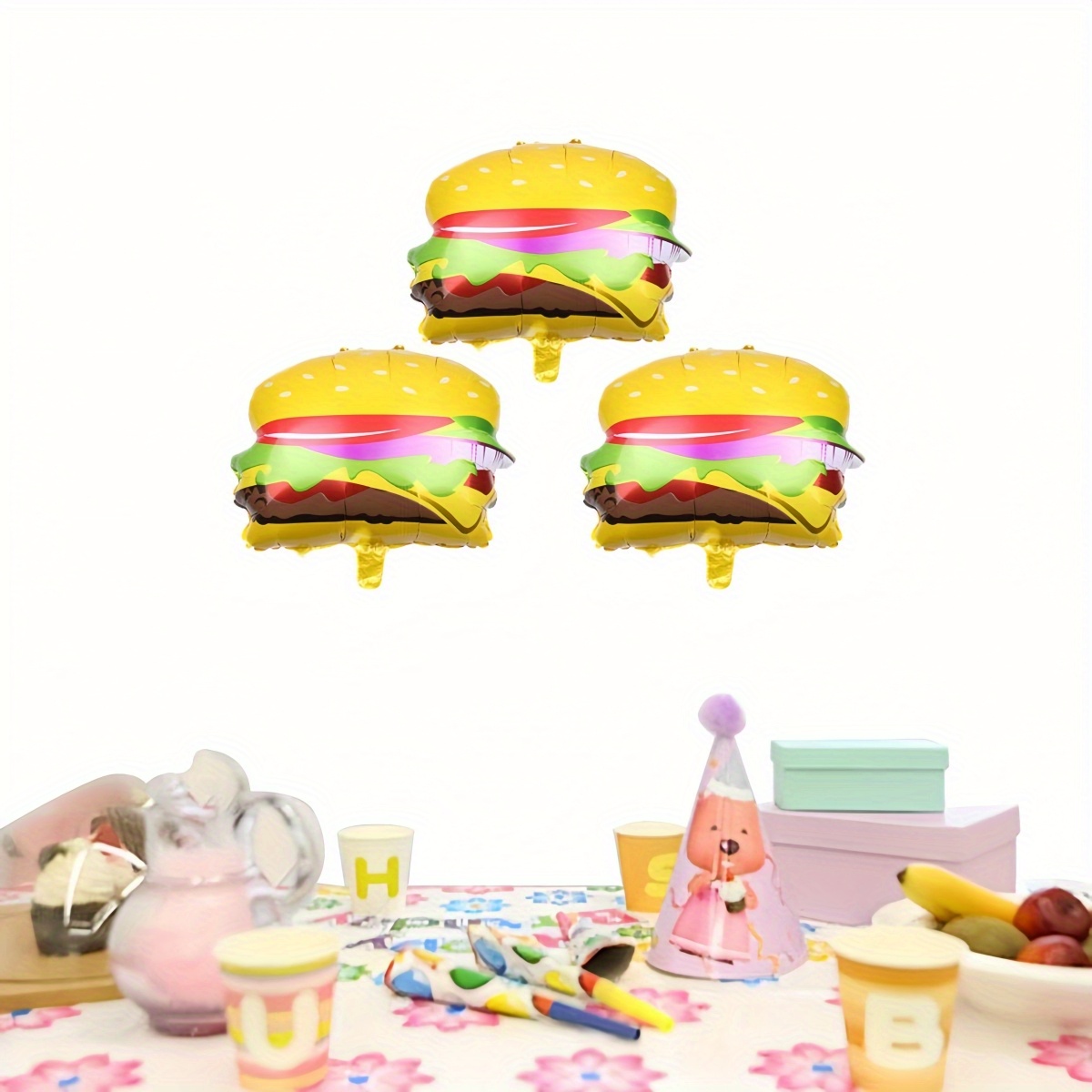 

6 Of Hamburger - For Parties, Birthdays, And Weddings - Aluminum - Suitable For 14 And Up - No Required - For Any