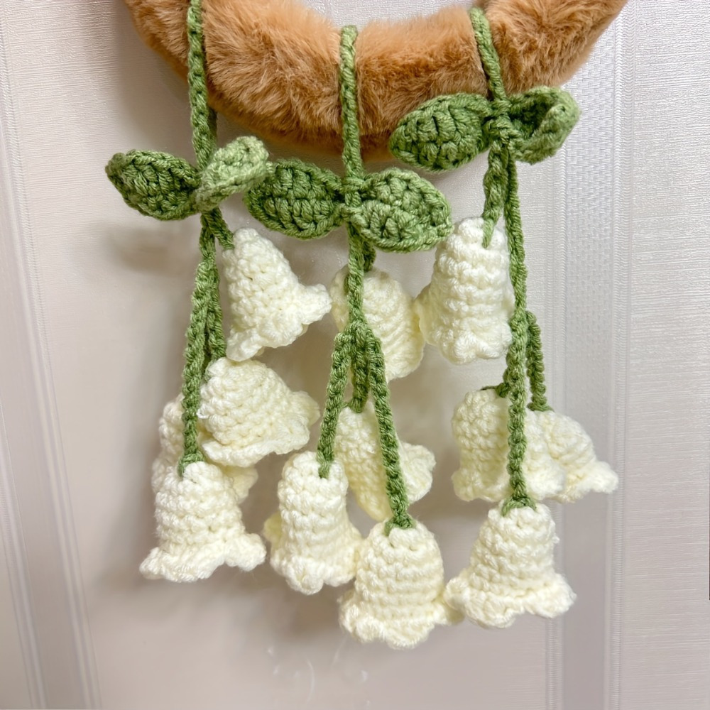 Handcrafted Crochet Lily Flower Pendant, Perfect Women's Gift