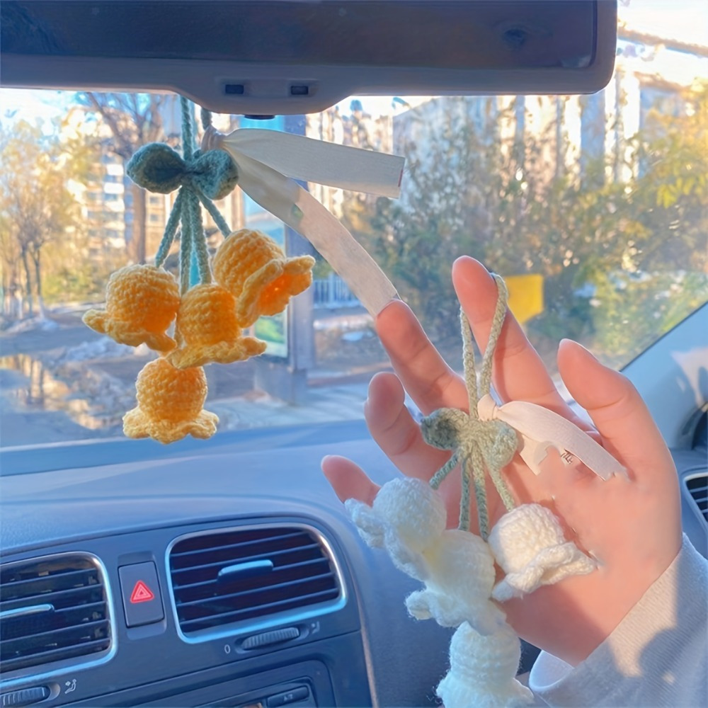 Handcrafted Crochet Lily Flower Pendant, Perfect Women's Gift