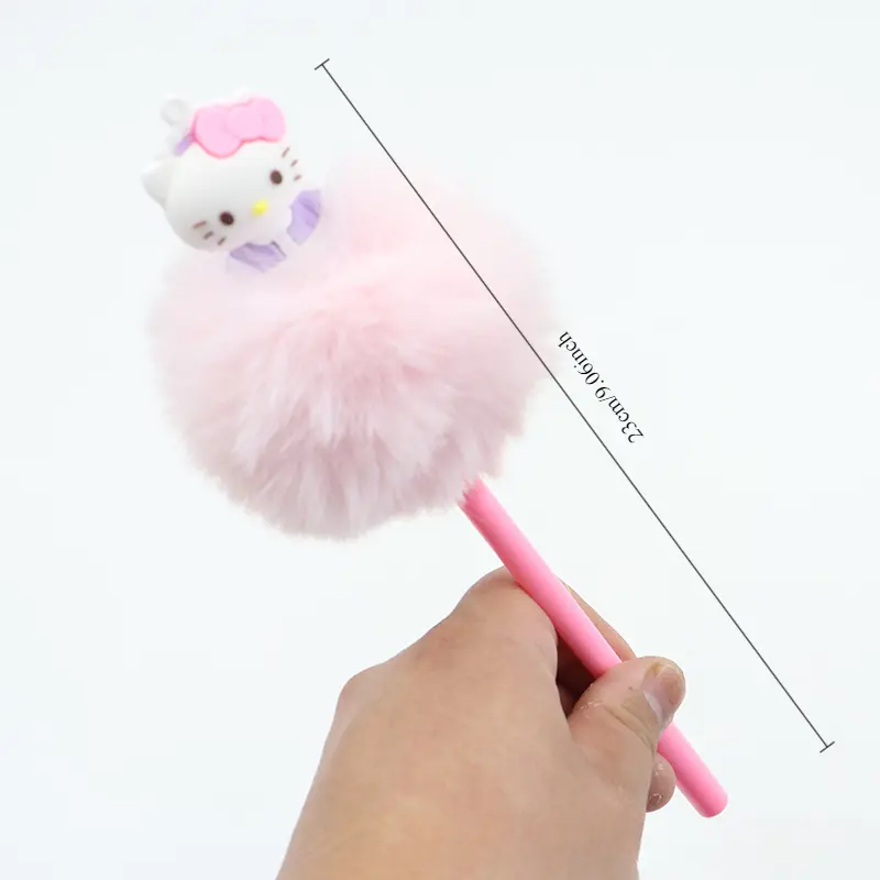 * * Fuzzy * Ball Pen, Fine Point Plastic Twist Closure, Oval-Shaped Writing Instrument