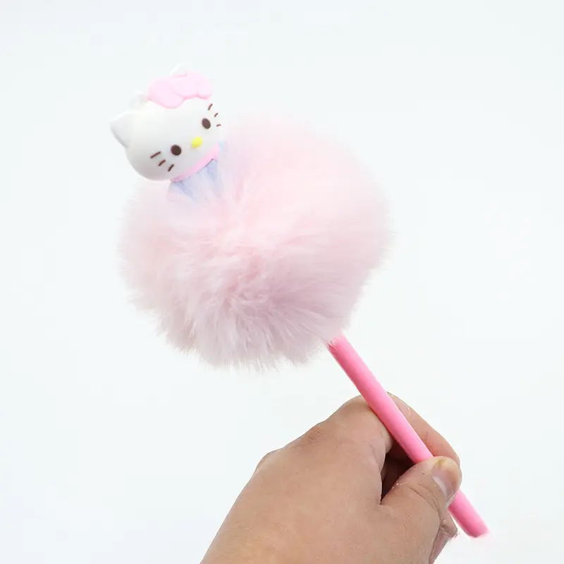 * * Fuzzy * Ball Pen, Fine Point Plastic Twist Closure, Oval-Shaped Writing Instrument