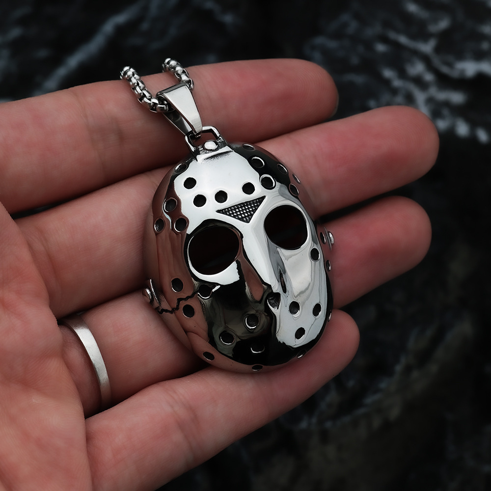 

Retro Black Friday Jason Mask Fashionable Handsome Pendant Necklace