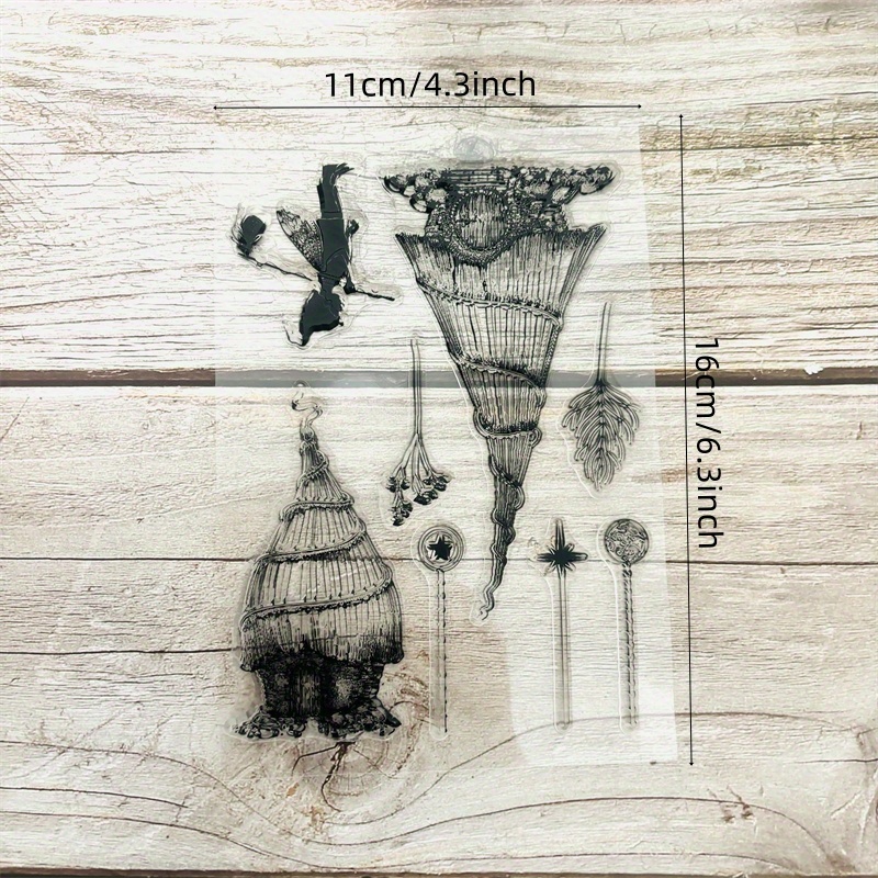   fairy clear stamp for diy craft making scrapbooking decoration