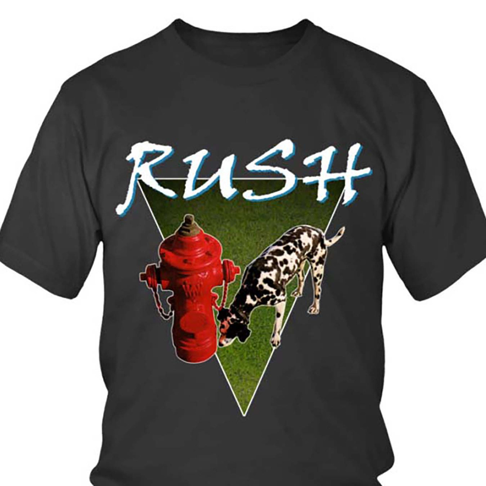 

2 Side - Rush Tour 1983 1072 Funny Men’s Short Sleeve Graphic T-shirt Collection Black Vv-casual Style, All-season Wear, Knit Fabric, Brand New