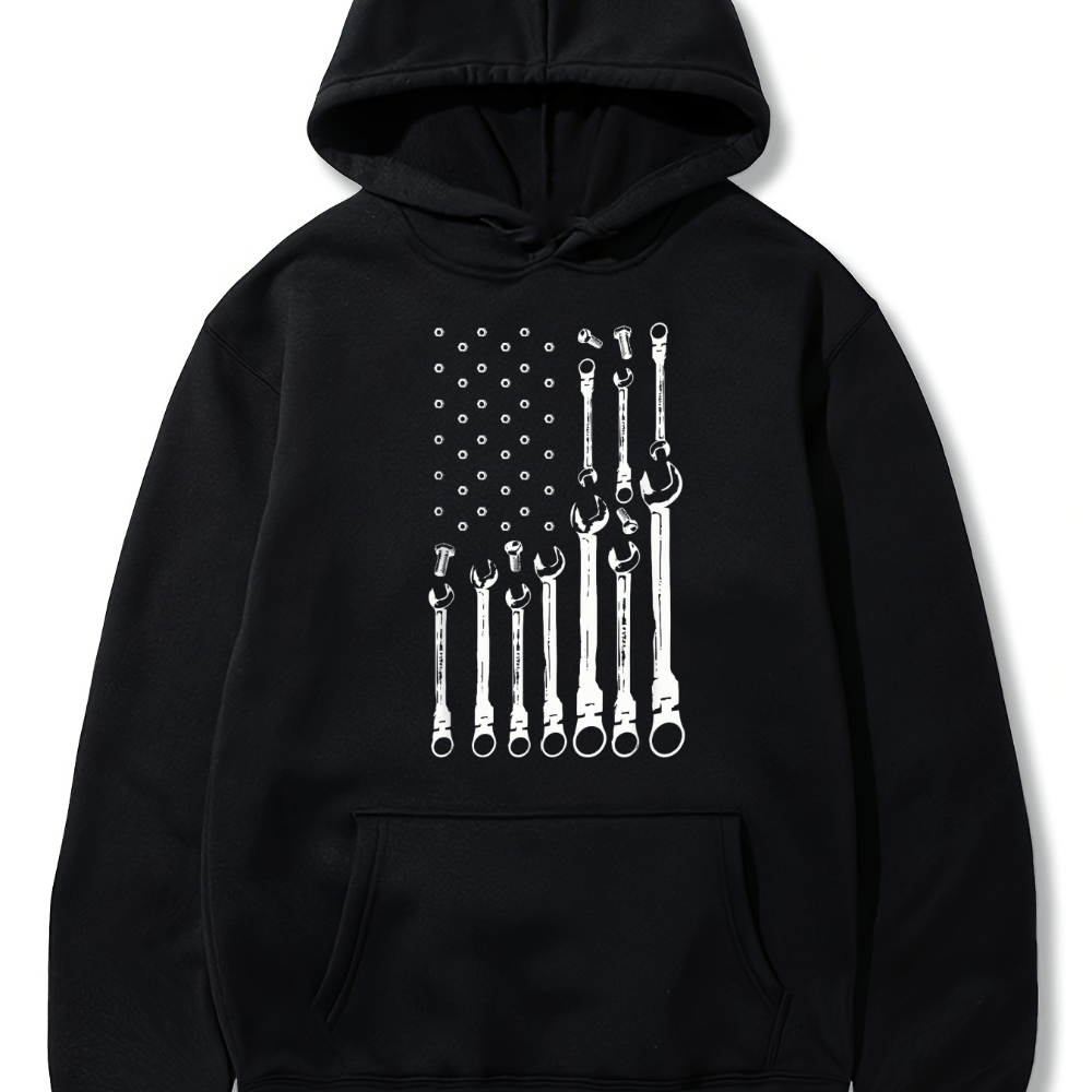 

Tools On Us Flag Funny Pullover Hoodie-trendy And Stylish Long Sleeve Hooded Sweatshirt