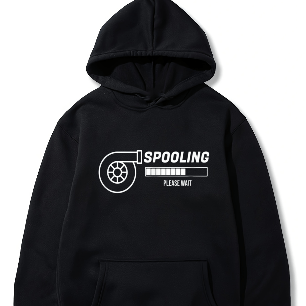 

Spooling Mechanic Funny -trendy And Stylish Long Sleeve Hooded Sweatshirt