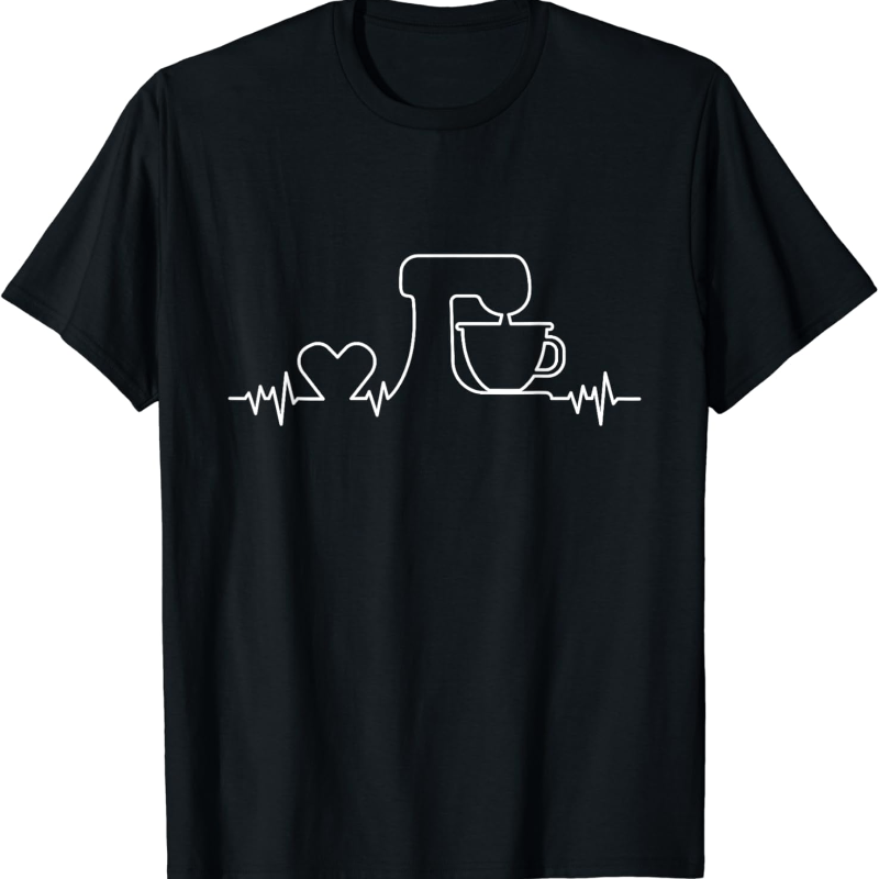 

Baking Heartbeat - Funny Pastry Baker - Baking Gift T-shirt