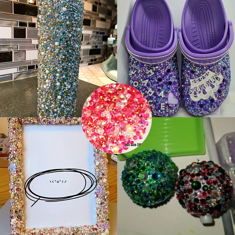 Colorful Flatback Rhinestones Set, 3000pcs