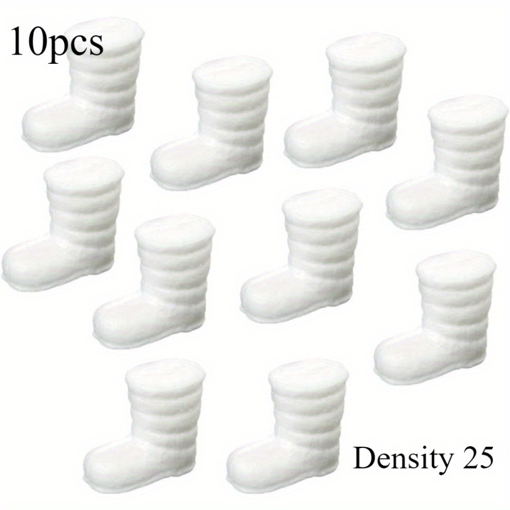 

10pcs White Foam Circles - Mini Craft Balls For New Year's Eve Decorations, Tree Embellishments & Diy Projects, Miniature