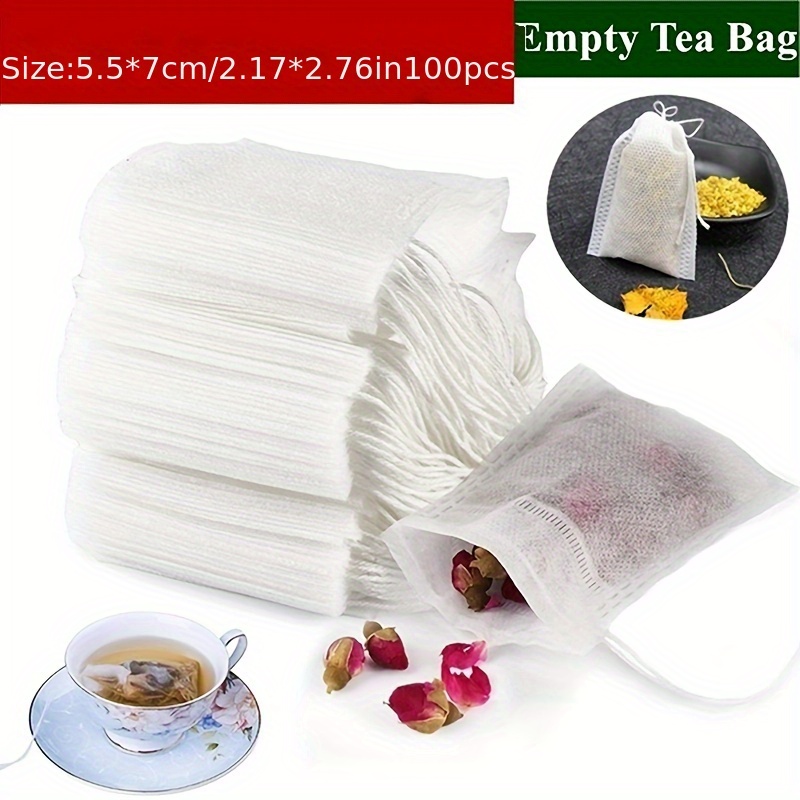 

-pack Reusable Muslin Drawstring Soup Bags - Food- Infuser Filter Pouches For Cooking, Bone Broth, Chinese Medicine, Tea - Kitchen Accessories