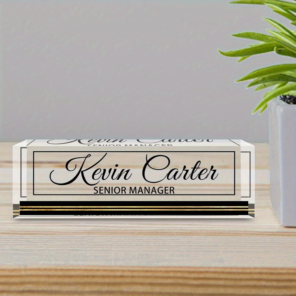 

Desk - Personalized Decor & Unique For Coworkers, Boss, Teacher, Nurse | For Employee Appreciation &