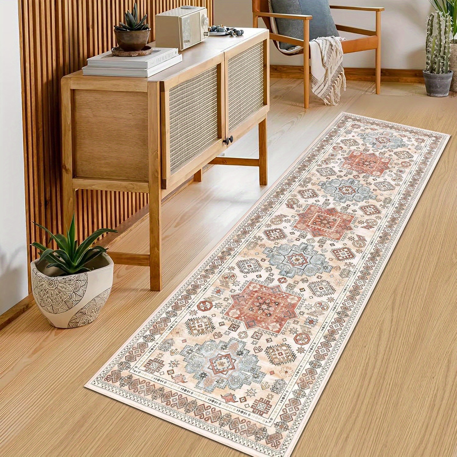 

Rug Low- Rug, Distressed Carpet, Hallway Mat Non-shedding, Entryway Foyer Area Rug