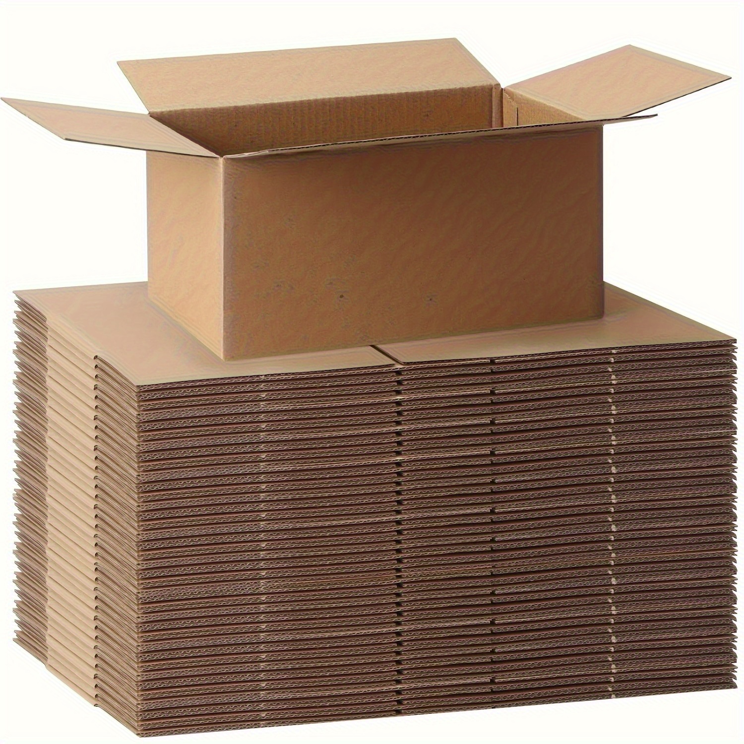 

5/10pcs, 8*5*4inch Small Business Shipping Box, Corrugated Cardboard Box