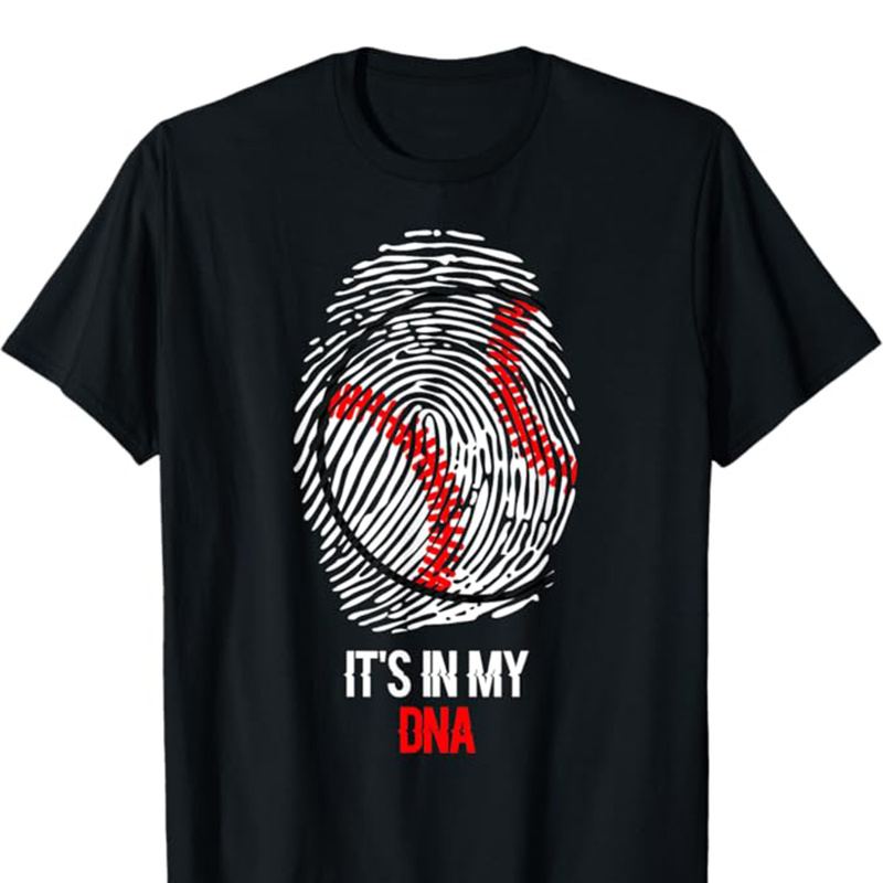 

Baseball Printed, Men's Cotton Graphic T-shirt, Casual Short Sleeve Crew Neck , Men's Tee For Outdoor