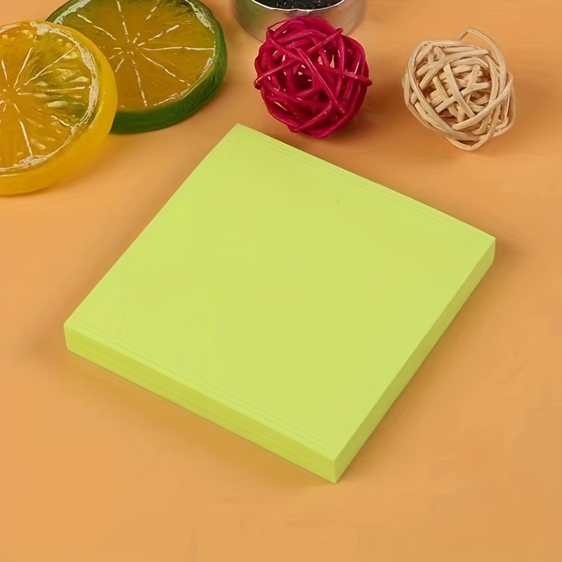 300-Pack Self-Adhesive Sticky Notes Set - Bright Neon Colors, Ideal for School, Home & Office Organization