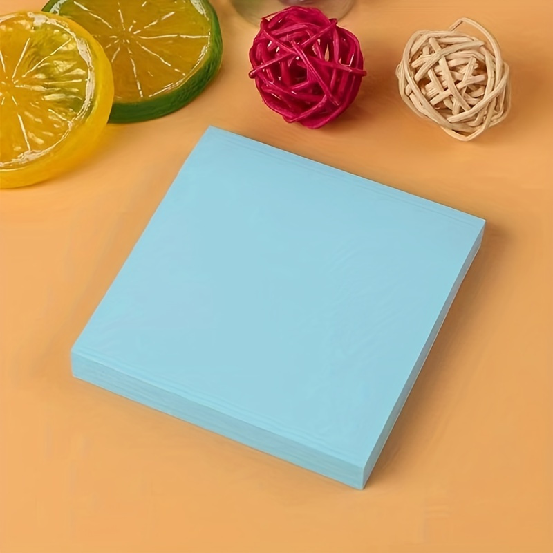 300-Pack Self-Adhesive Sticky Notes Set - Bright Neon Colors, Ideal for School, Home & Office Organization