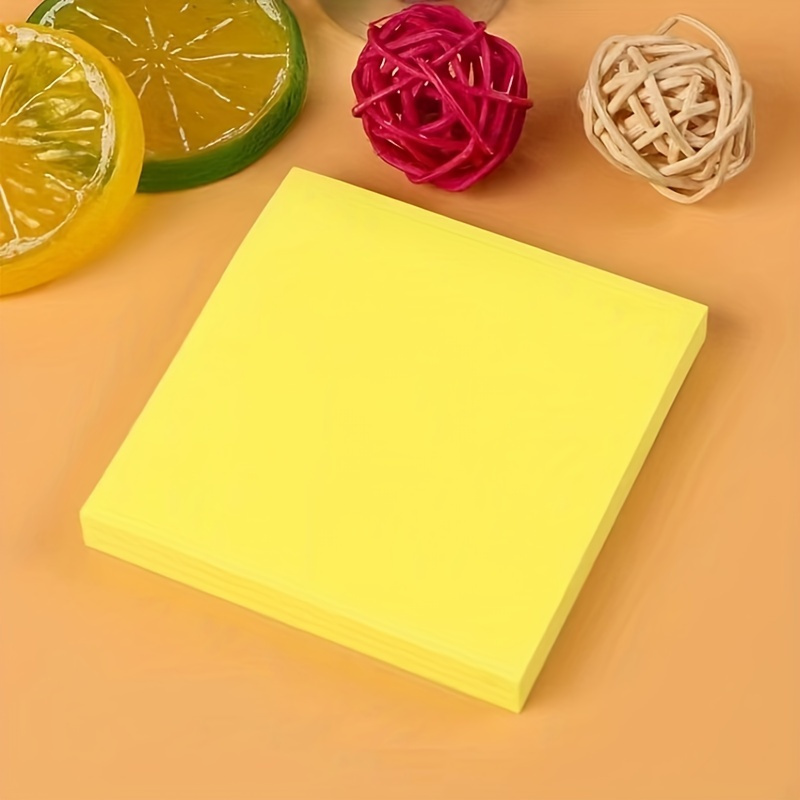 300-Pack Self-Adhesive Sticky Notes Set - Bright Neon Colors, Ideal for School, Home & Office Organization