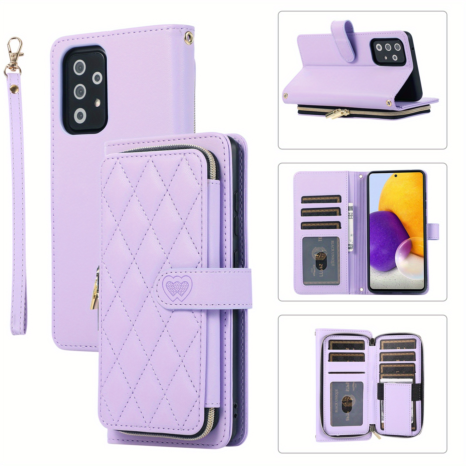 thumbnail image 2 of Crossbody Wallet Case For Motorola Moto G Stylus 5G / G Power 5G / G Play / G 5G 2024 – Cyberland, Faux Leather, Kickstand, Card Slots 2 of 4
