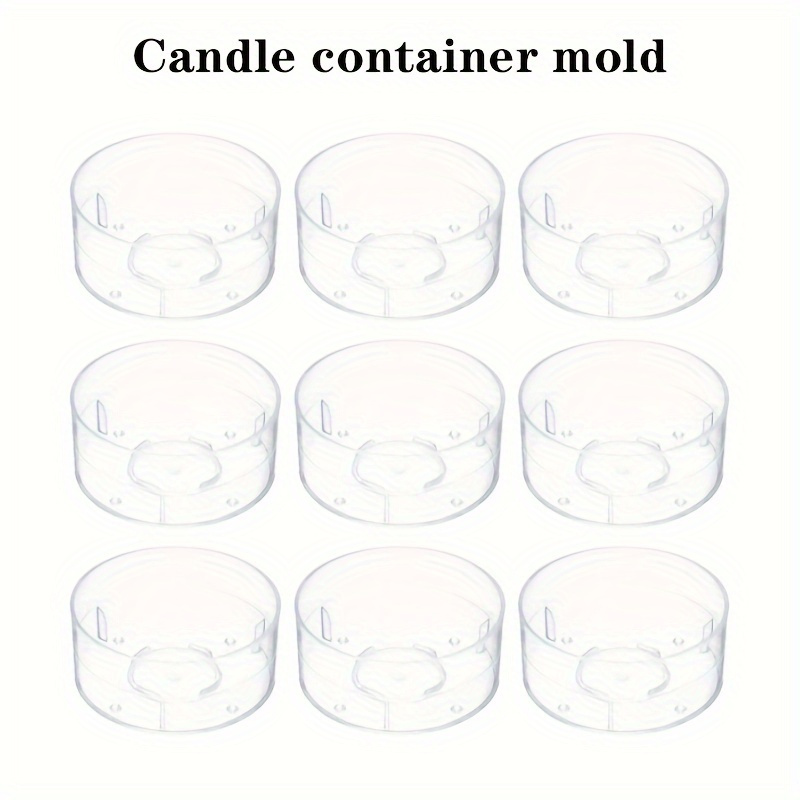 TEMU 50pcs High Plastic Tea Light Holders, Plastic Tea Light Cups, Flame-retardant Candle Cups, Flame-retardant Tea Light Shells For Candle Mold Diy