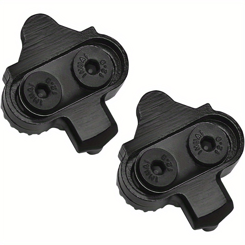 

2-pack Universal Cycling Cleats Set, Durable Aluminum Alloy Bike Pedal Clips For Spinning, Indoor & Mountain Biking, Pedal Cleats For Cycling Shoes, Sm-sh51 Compatible