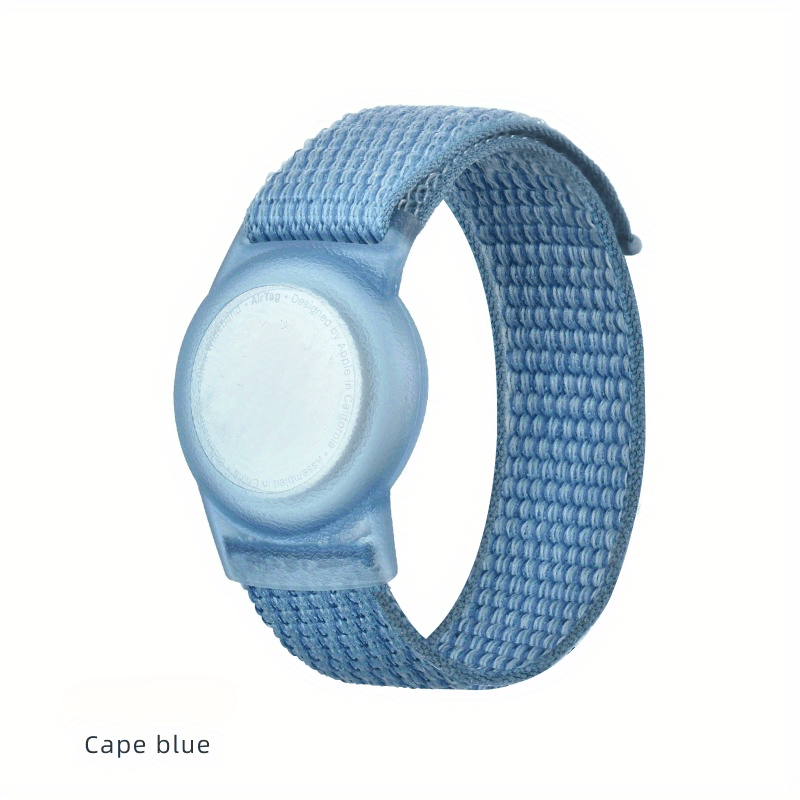 1pc Applicable For Airtag Watch Strap Protective Case Anti-loss Locator Nylon Wrist Strap Watch Bracelet Protective Case