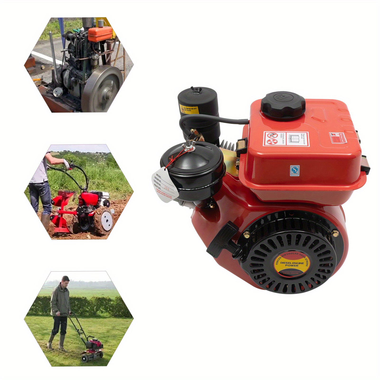 

Compact 3-horsepower Engine With , Suitable For - Irrigation Machines, Mowers, And Mixers.