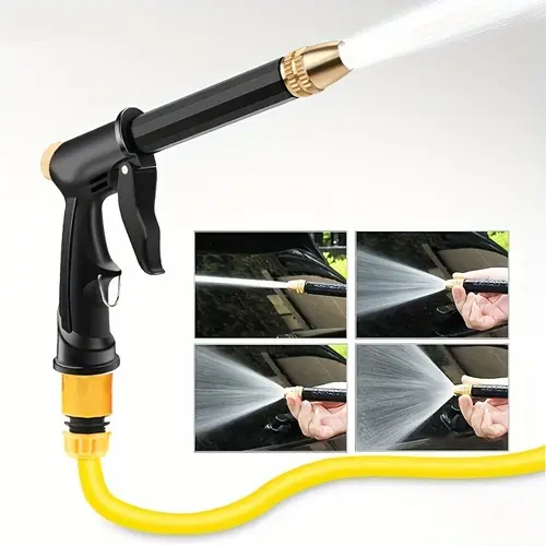 car washing water gun portable multi function adjustable watering nozzle adjustable multi function watering nozzle high pressure home car washing garden watering sprinkler for use in gardens and car washing