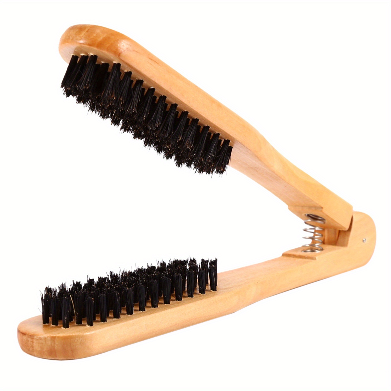 

Fdit Hairdressing Comb Double Brushes Wooden Straightener Tool Straightener Tool Hairdressing Comb For Straightening