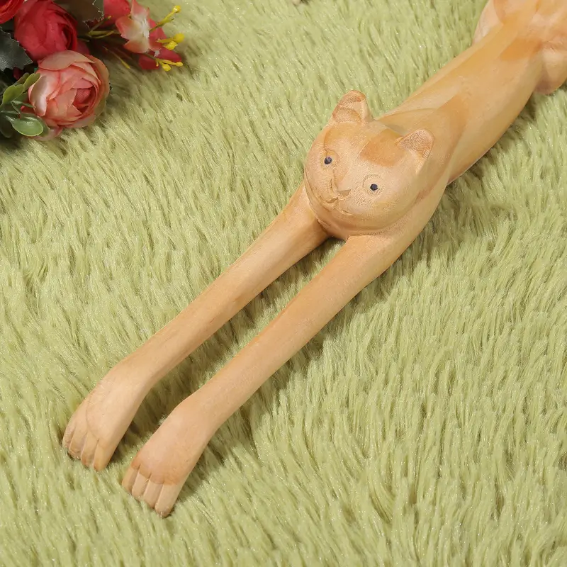 cat back scratcher anti massager with 3d cat shape for home office Product details 3