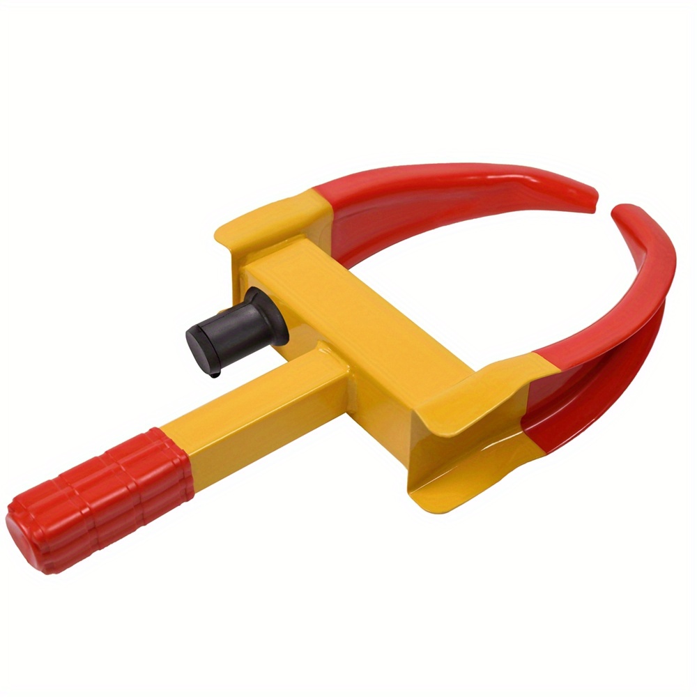TEMU Parking Claw, 1pc Wheel Clamp Parking Lock Parking Lock Universal Tyre Claw With Safety Lock And 2 Keys Anti-theft Device For Cars Caravans
