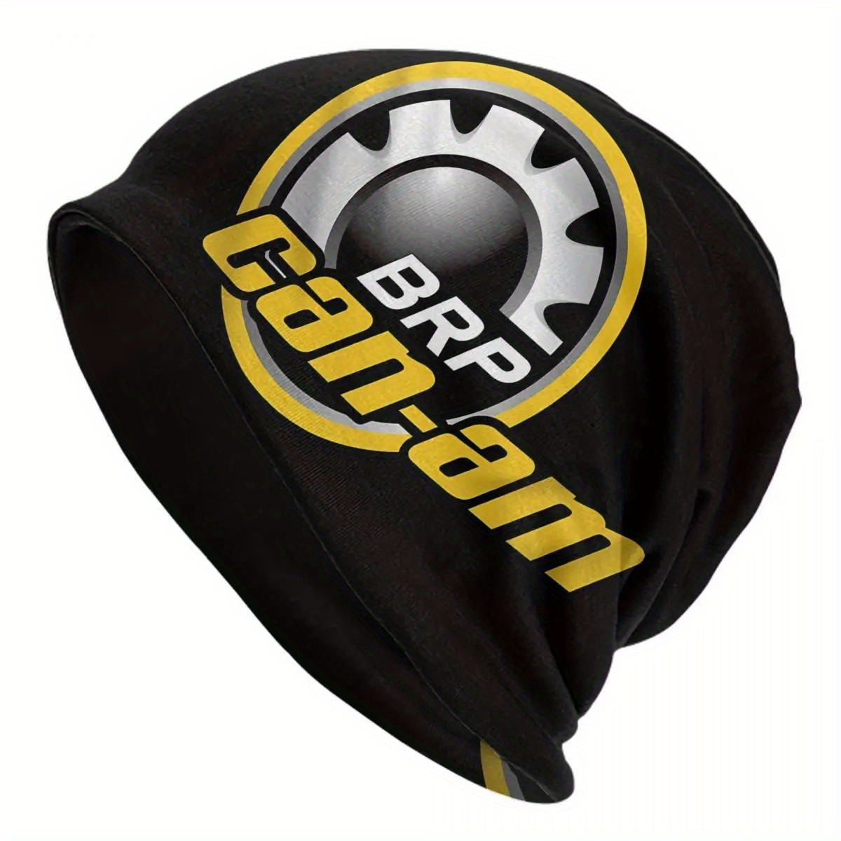 

Brp Can- Beanie Hat For Men, Woven Stretch Polyester And Elastane Ski Cap, Funky Style Headwear Without Brim