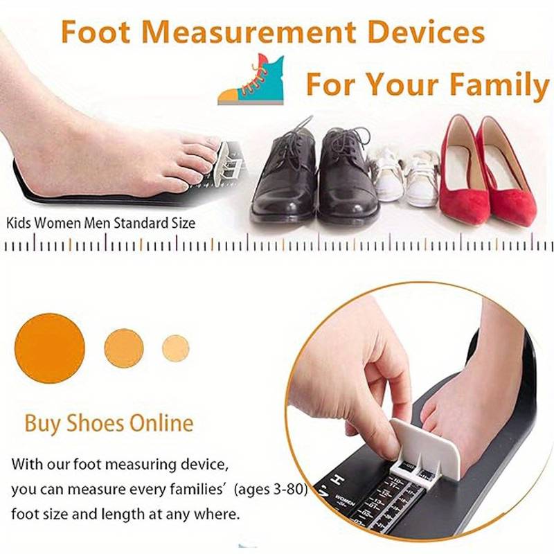 Ruler Measuring The Width Of Your Foot Foot Measurement Device