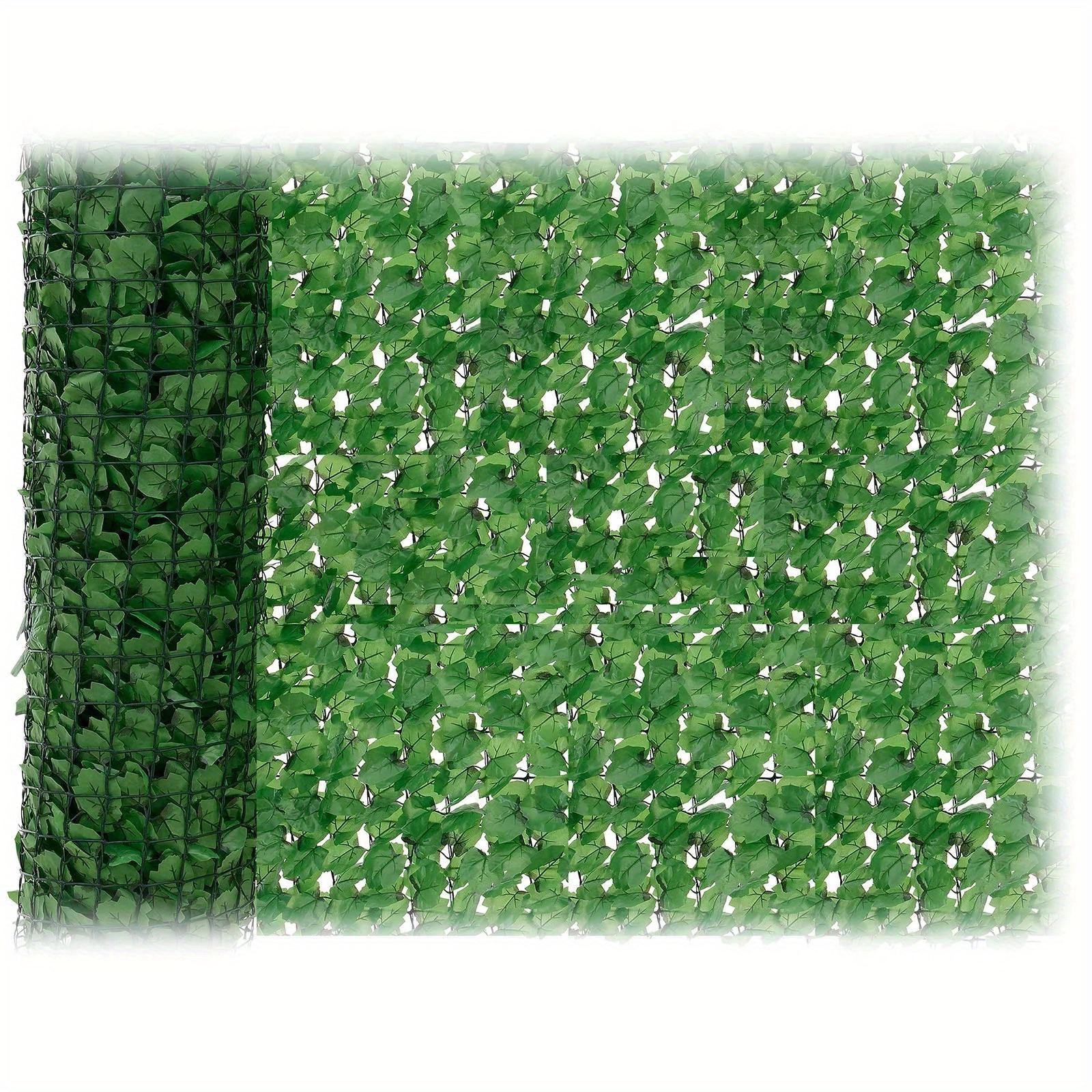 Panel Privacy Hedge Ivy Screen - Heavy-duty Plastic Leaf Fence Suitable For, Balcony, - & Visual Barrier, Low-maintenance Outdoor Fence (compatible For)