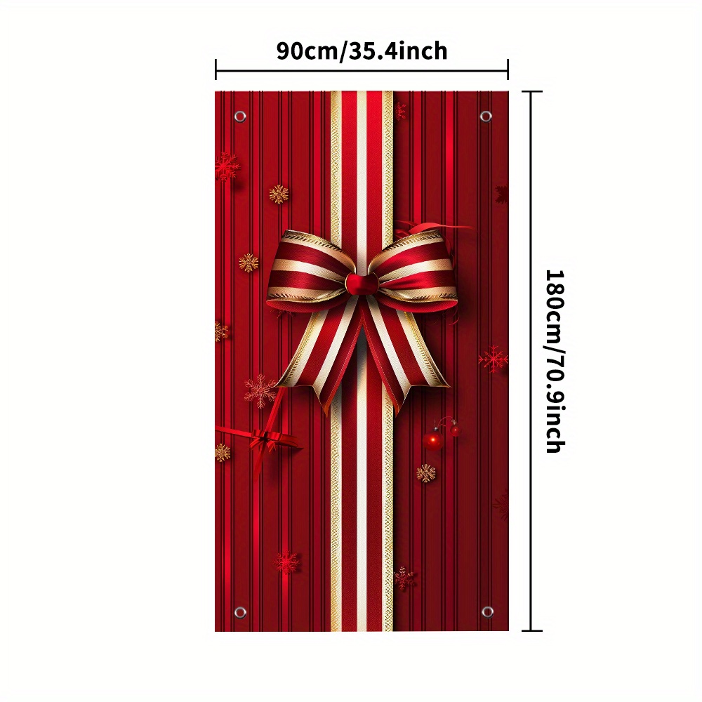 TEMU Christmas Door Cover - 35.4