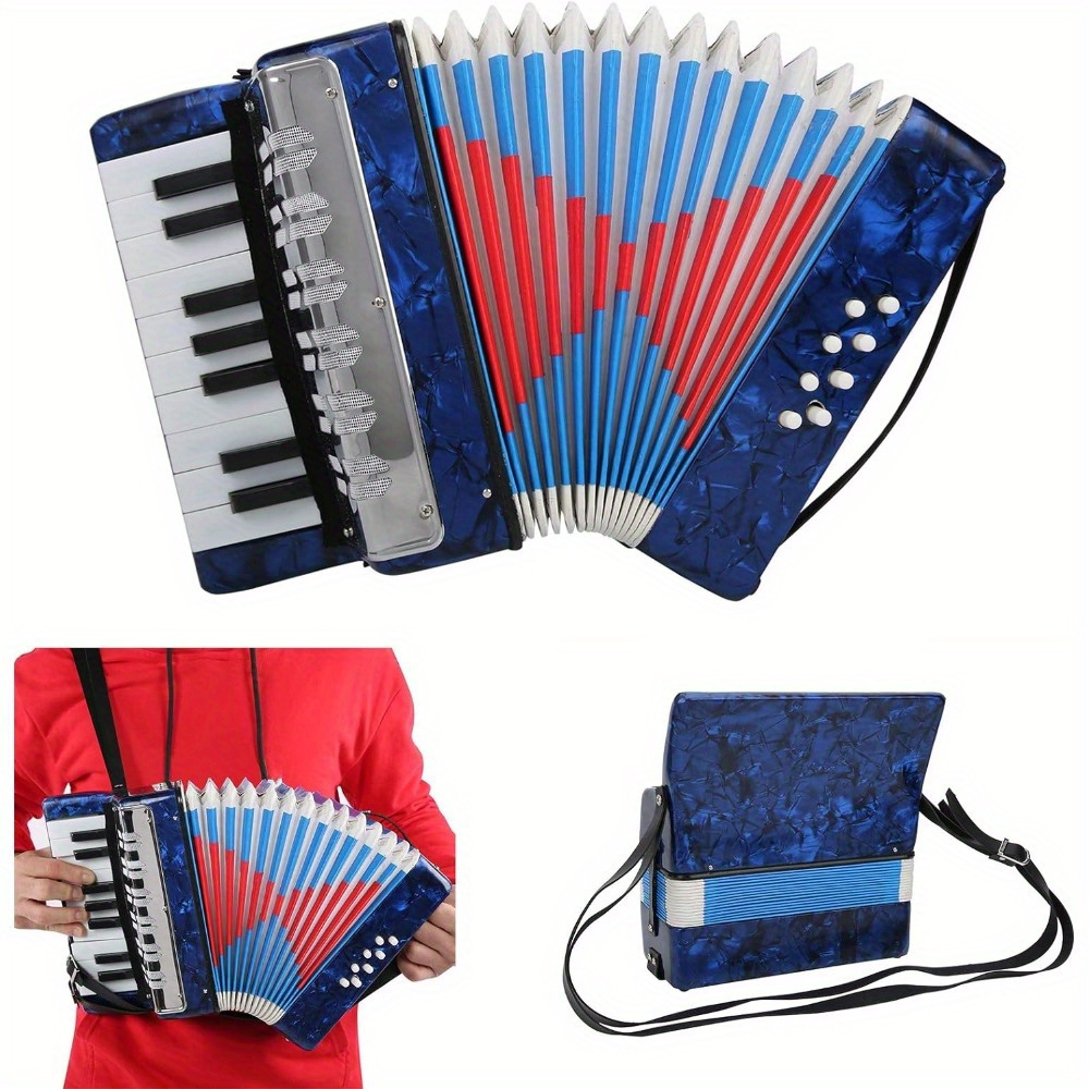 

Piano Accordion 17 Keys 8 Bass Accordion Teaching Training Interest Professional Training Beginners Musical Instruments