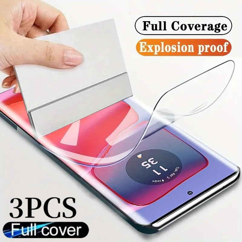 3pcs Protector Pantalla Hidrogel Hd Motorola Edge (2024) Temu Ecuador