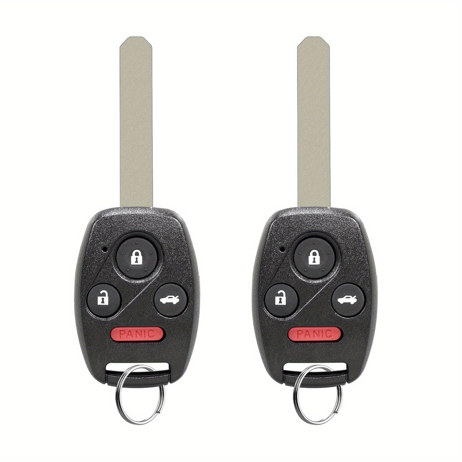 TEMU 2pcs 314mhz Remote Car Key Fob 3+1 Buttons With Pcf7936 Chip For For Accord For For Fcc Id Oucg8d-380h-a