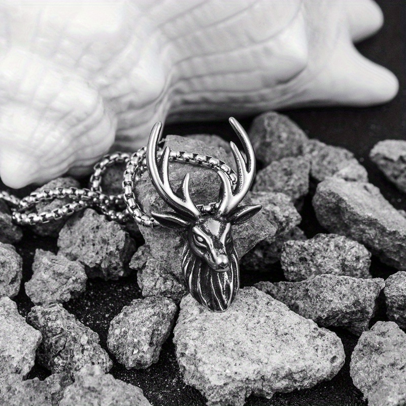 

Titanium Steel Pendant Personality Necklace