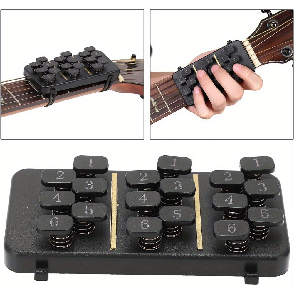 Guitar Chord Chord Chord Changer 18 Buttons Plastic 110 Temu