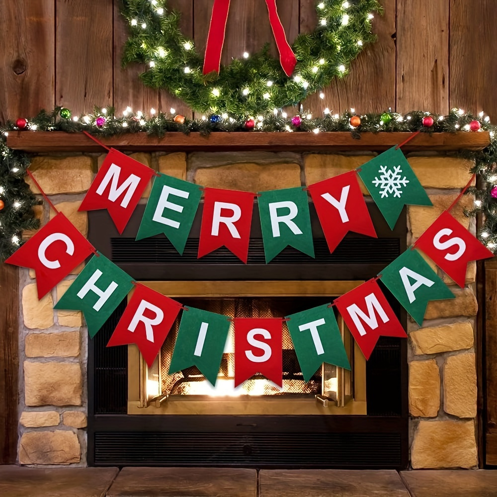 Christmas Alphabet Pull Flag:   Elevate Your Holiday Party Venue Decoration