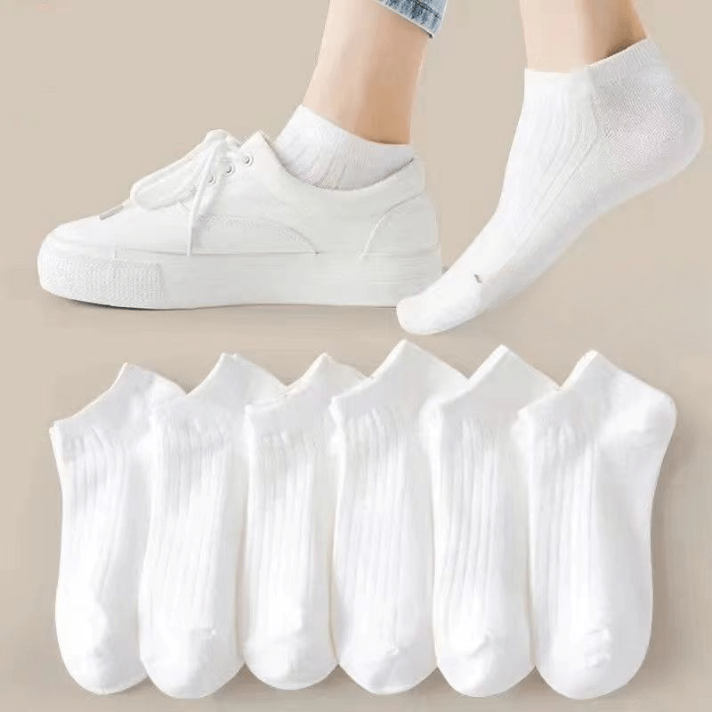 

10//50 Pairs Of Socks Spring/summer Sweat Absorbing Men's And Women' Socks Simple And High-looking Short Socks Boat Socks